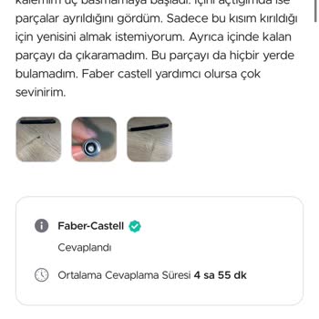 Faber-Castell Dönüt Almak İstiyorum