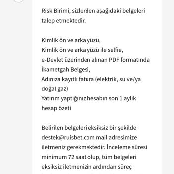 Ruisbet Para Çekme Red