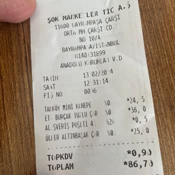 Şok Market Bozuk Ürün