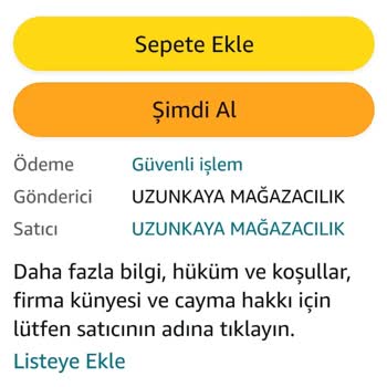 Amazon Şikayetim Var Uzunkaya Mağazacılık