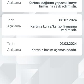 Ziraat Banka Kartım 3 İş Günü Geçmesine Rağmen Gelmedi