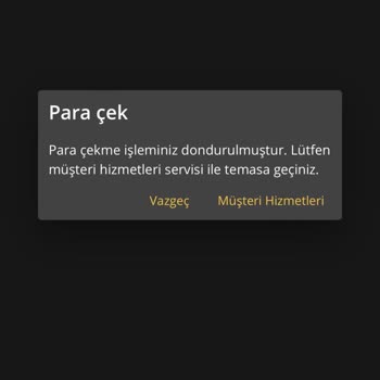 Mobilbahis Para Çekemiyorum Dondurulmuş Diyor