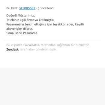 Unfulfilled Pazarama Order (12 Days Delay, No Response)