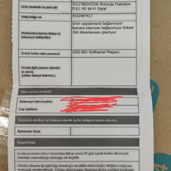 Dale Dış Ticaret Sattığı Ürünü Tamir Edemiyor Ve Değişimini Yapamıyor.