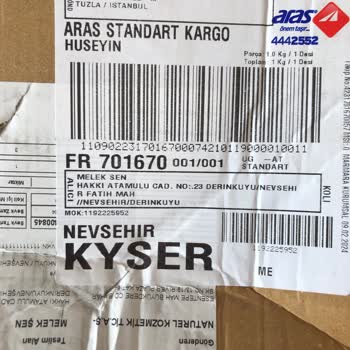 Aras Kargo Sorumsuz Davranışı Ürün Eksik