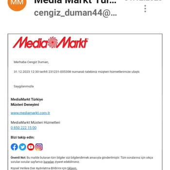 Vestel Televizyon Uzatılmış Garanti Kapsamında Arıza Giderilmiyor