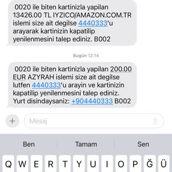 İyzico Kartımdan Habersiz Para Çekilmesi