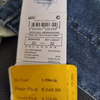 Koton Etiket Farklılığı ve Destek Olmaması