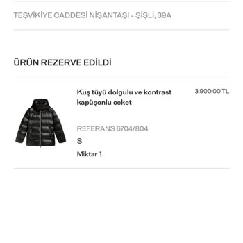 Massimo Dutti Rezerve Edilmiş Ürün İçin "stok Hatası" Açıklaması!