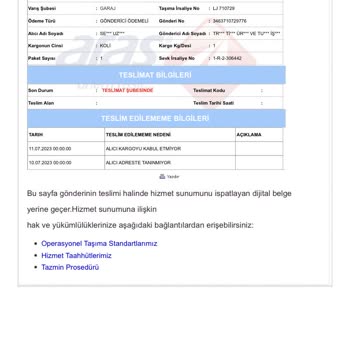 Fehlerhafte Lieferangaben von TS Club führen zu Problemen mit Geschenkartikeln