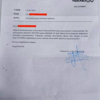 Teknosa'da Değişim İçin Muhatap Bulamıyorum.