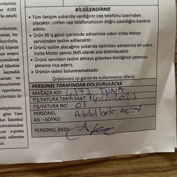 A101 APEC 125 Pişmanlığı