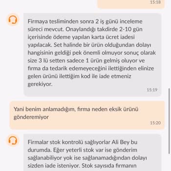 Trendyol Eksik Ürün, Stok Yetersizliği Yalanı