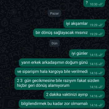 @meryjew İlgisizliği, Ürünümü Ya Da Paramı İstiyorum
