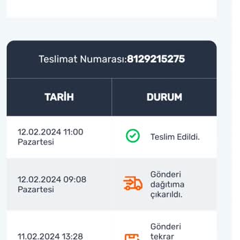 Sürat Kargo Essan Teslim Edildi Deyip Kargoyu Teslim Etmedi