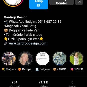 Gardropdesign (Instagram) Sosyal Medya Üzerinden Mağduriyetim