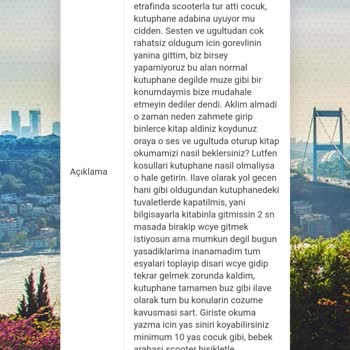 İbb Baruthane Kütüphanesi Sessizlik Sorunu