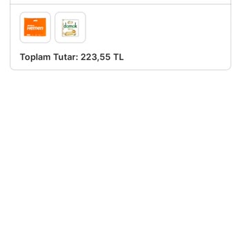 Migros Tek Siparişime 2 Çekim Yapılmış