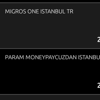 Migros Tek Siparişime 2 Çekim Yapılmış