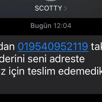 Scotty - Ürün Teslimatı Şikayet!