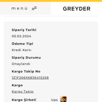 Greyder Kirli Çanta Gönderimi İade Kabul Etmiyor