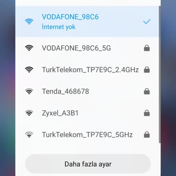 Vodafone Net İnternet Bağlantısı Yok