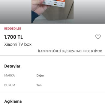Letgo İlanı Yayımlamama Sorunu