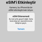 Turkcell E-sim Problemi Hatta Sinyal Yok Arama Yapılamıyor Arama Gelmiyor