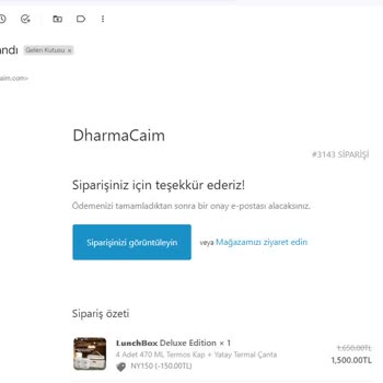 DharmaCaim Firma Ürünümü Göndermedi Muhatap Yok