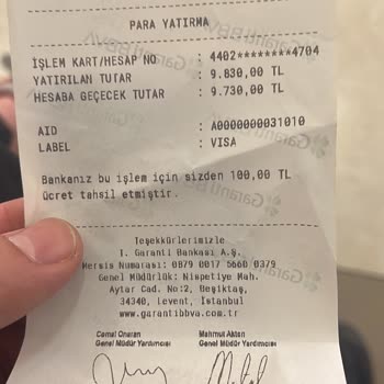 Garanti BBVA Haksız Yere Kesinti