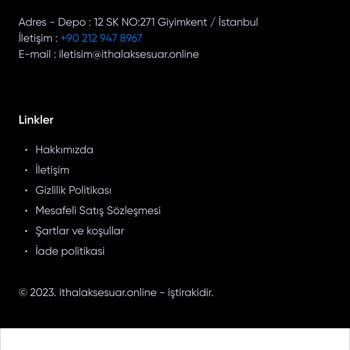 ithalaksesuar.online Aksesuar Online Site