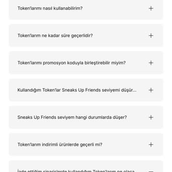 Sneaks Up Puan İade Sorunu
