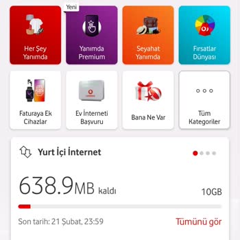 Vodafone Ek Paket İptal Etmiyor