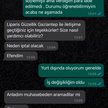Liparis Güzellik Salonu Liparis Güzellik Merkezi Kurumsallığı Hak Etmiyor