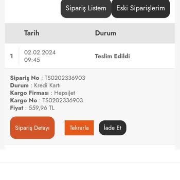 Aişe Tesettür Eksik Ürün Gönderdi