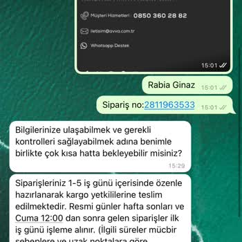 Avva Giyim 14 Şubat Öncesi Mont Siparişi Kargolanmadı!