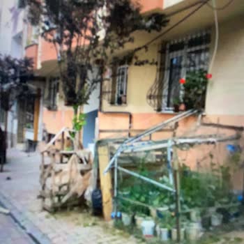 Esenyurt Belediyesi Binamızın Önünü İşgal Eden Tahtalarla Çevirili Saksılar.