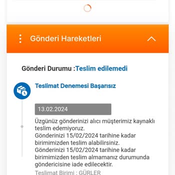 MNG Kargo Eve Gelmeden Teslim Edilemedi Diye Kargolarımızı İade Ediyor
