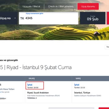 Türk Hava Yolları Üst Üste Uçuş İptalleri Ve İade Sağlamaması.