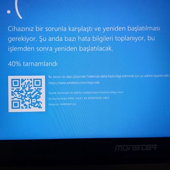 Monster Servisten Yapılmadan Gönderilen Bilgisayar