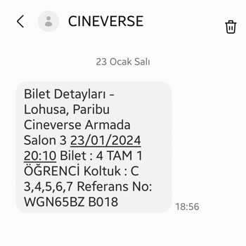 Paribu Cineverse, İptal Ettirilen Bilet Ücretini İade Etmiyor