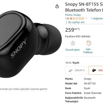 Amazon'da Saçma Bir Nedenden Dolayı İade Alınmıyor