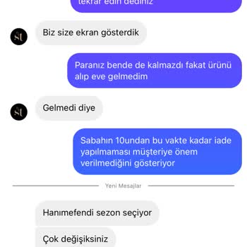 Seda Tamer Tasarım Üslup Sorunu, Ücret İadesi, Müşteriye Saygısızlık