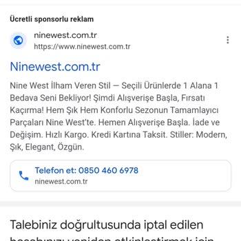 Nine West 1 Alana 1 Bedava Kampanyası Hakkında