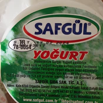 Hakmar Gıda Sıcakta Bekletilmiş Aşırı Derecede Bozulmuş Safgül Yoğurt