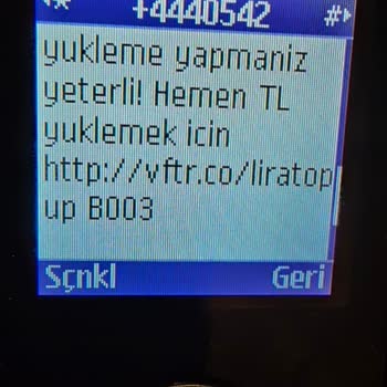 Vodafone Hatalı İşlem Hk.