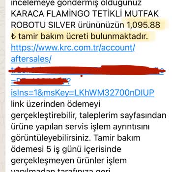 Karaca Züccaciye Karaca Sıfır Ürün Fiyatına Tamir Parası İstiyor
