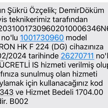 DemirDöküm Servisi Fahiş Fiyat Politikası