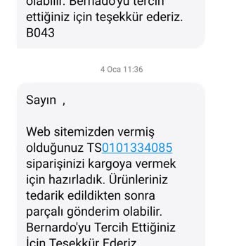 Bernardo Para İadesi Yapmıyor