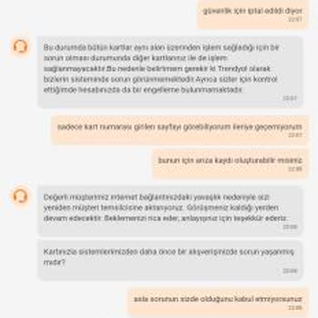 Trendyol Canlı Desteğin Hatalı Üslubu Ve Sorun Çözmeyişi.
